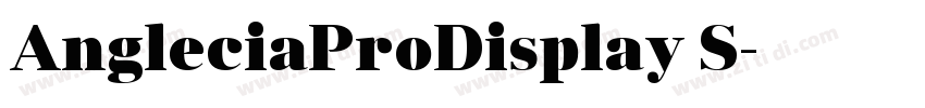 AngleciaProDisplay S字体转换